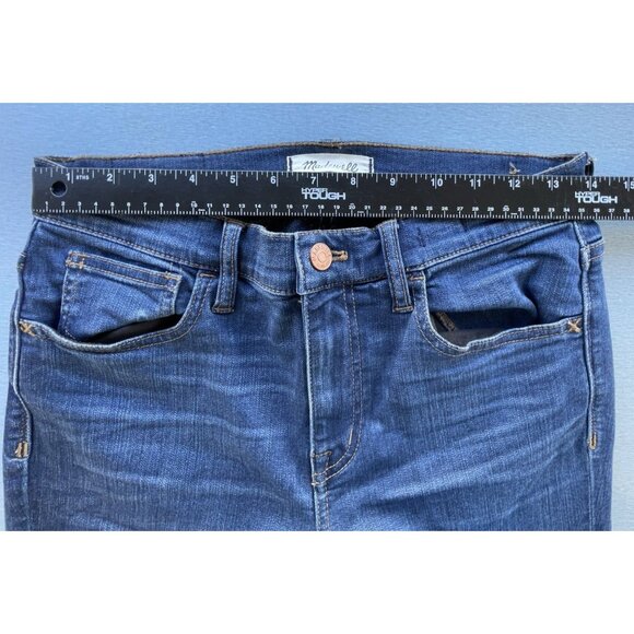 Madewell Jeans Women's Blue Denim Roadtripper Stretch Skinny Size 28 - Picture 8 of 11